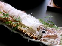 【今期限定！】今しか食べられない！活イカ姿つくりで旬の味わいを！〆は後造りで♪