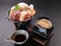 夕食17:30◇生け簀鯛釣り＆釣った鯛をご提供◇お子様歓迎◇日乃出御膳とあわびor和牛