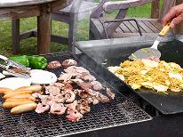 【バンガロー／2食付】〈手ぶらでBBQ3時間コース〉食材も道具もぜんぶお任せ！朝は洋食♪
