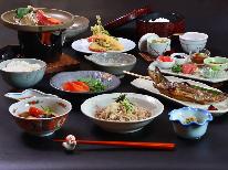 ＜手打ち蕎麦×信州牛の陶板焼き＞地酒に合う川魚の炭火焼き付き【一泊二食】