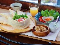 【1泊朝食】特製ピタサンドの朝食！ボリューム満点ポレポレ手作りのピタパン★